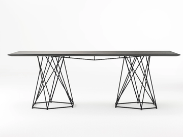 ASYMMETRY - Rectangular table by Ross Gardam - view 2